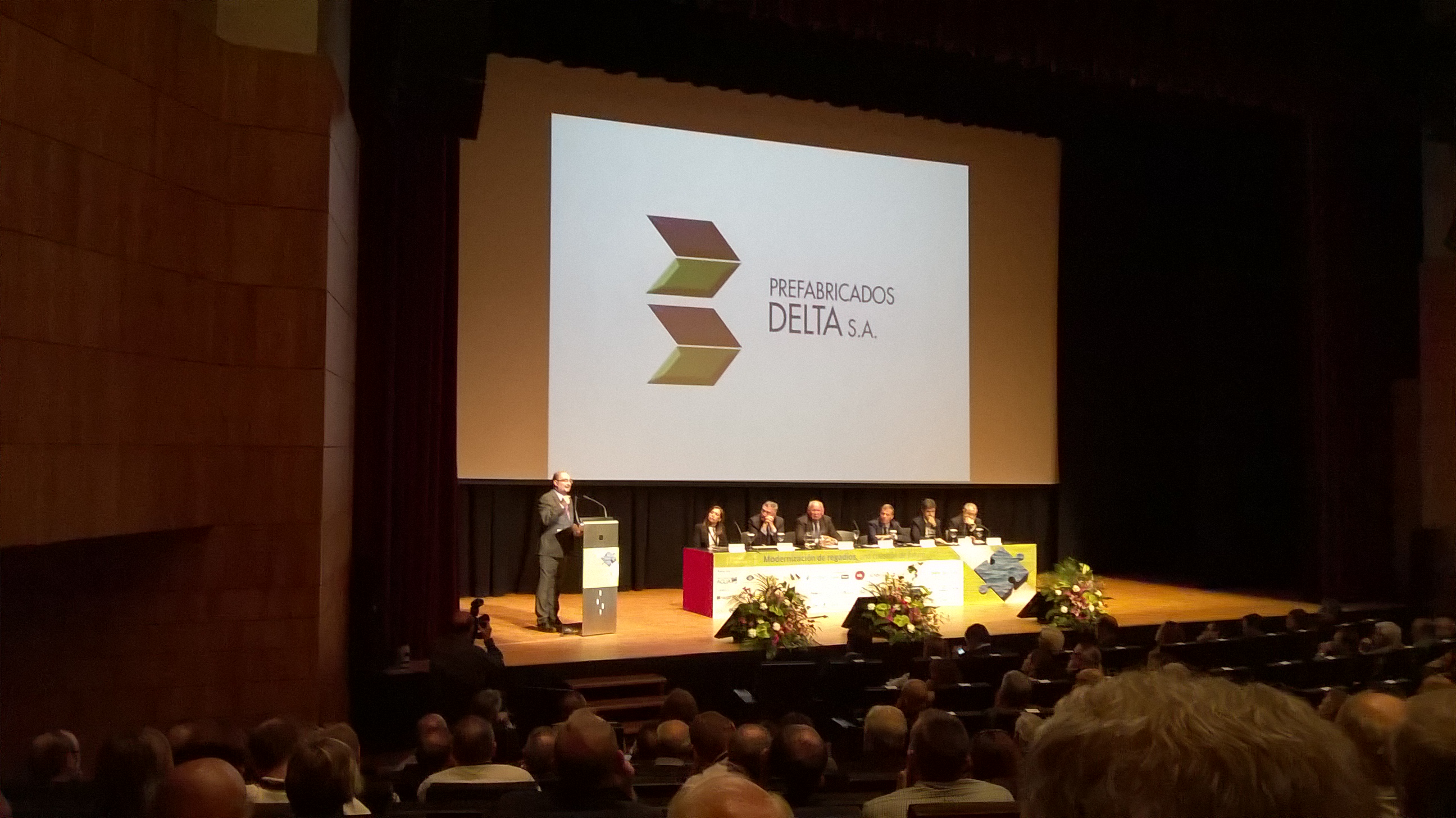 Prefabricados Delta is present in the conference on   Modernization of irrigation, a question of the future 