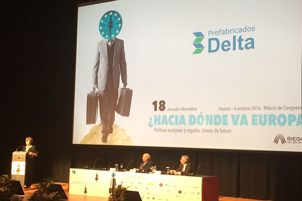 Prefabricados Delta participe à la conférence sur les «Politiques et irrigation européennes. Lignes futures 