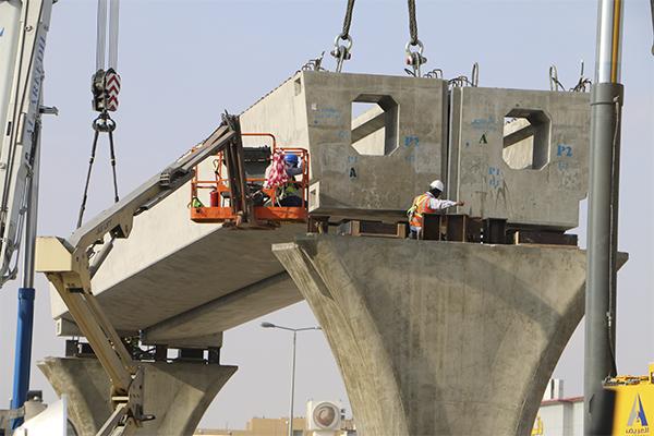 Enlargement beams project for Riyadh in Saudi Arabia