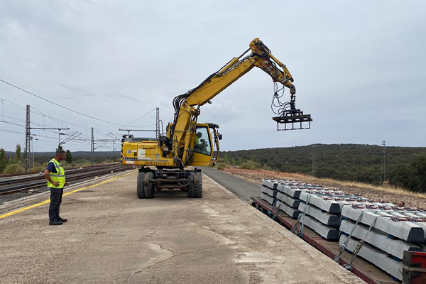 Prefabricados Delta conquista novos contratos de fornecimento de travessas na renovação da via em Huelva