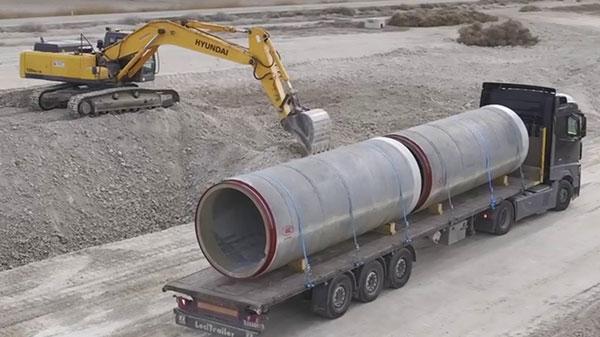 Prefabricados Delta gana el contrato de suministro de tubería de hormigón con camisa de chapa en tres proyectos de regadío en España