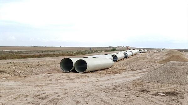 Prefabricados Delta inicia o fornecimento de tubagens GRP em Bujaraloz (Saragoça)